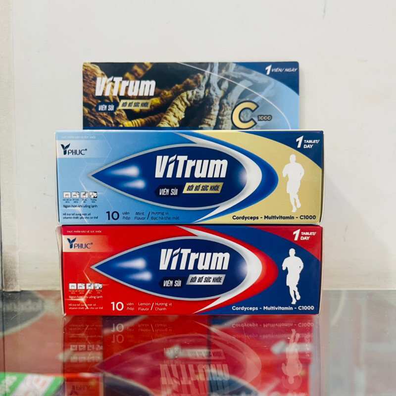 Vitrum - 10 viên sủi - bồi bổ sức khoẻ | Shopee Việt Nam