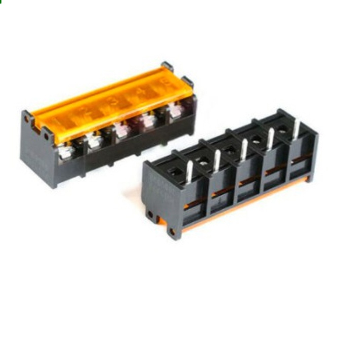 Domino HB9500 Có nắp che, Connecter nắp Cầu Đấu 9.5MM Màu Đen Có Nắp ...