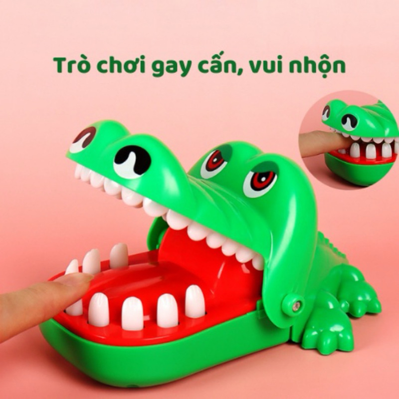 Đồ Chơi Khám Răng Cá Sấu Cắn Tay Cho Bé