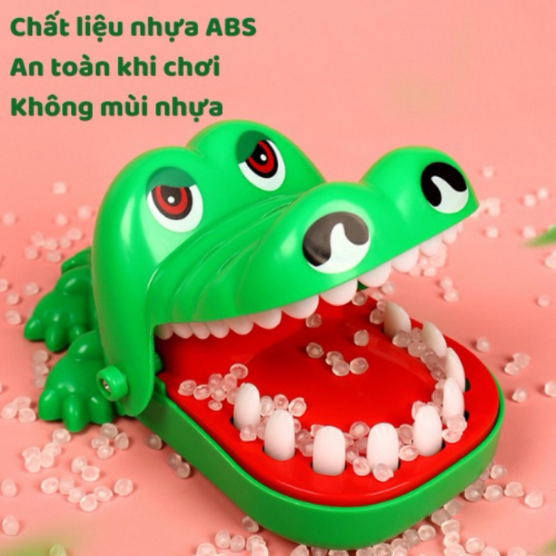 Đồ Chơi Khám Răng Cá Sấu Cắn Tay Cho Bé