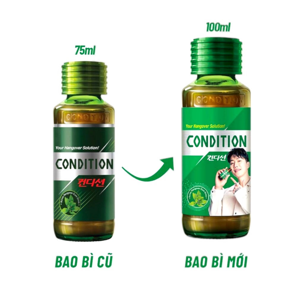 Nước uống giải rượu Hàn Quốc Condition chai 100ml | Shopee Việt Nam