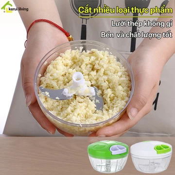 Dụng cụ xay tỏi ớt DION, máy xay cắt thực phẩm thủ công, máy xay gia vị, máy xay mini, dễ vệ sinh