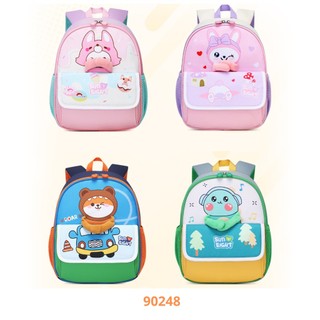 Balo mẫu giáo in hình, Balo đeo vai siêu nhẹ cho học sinh 90248 - SUN EIGHT (KT 30.5x23.5x12.5cm)