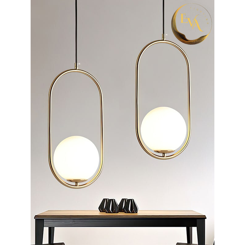 Đèn thả Decor EVA TY032-1 thả đầu giường, thả bàn ăn, thả phòng khách phong cách hiện đại bảo hành 12 tháng