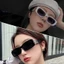 Kính râm mát thời trang gọng chữ nhật phong cách retro Hàn Quốc mắt kính chống tia bức xạ đi chơi biển kỷ yếu đẹp rẻ 278