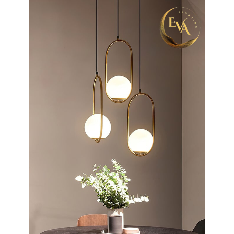 Đèn thả Decor EVA TY032-1 thả đầu giường, thả bàn ăn, thả phòng khách phong cách hiện đại bảo hành 12 tháng