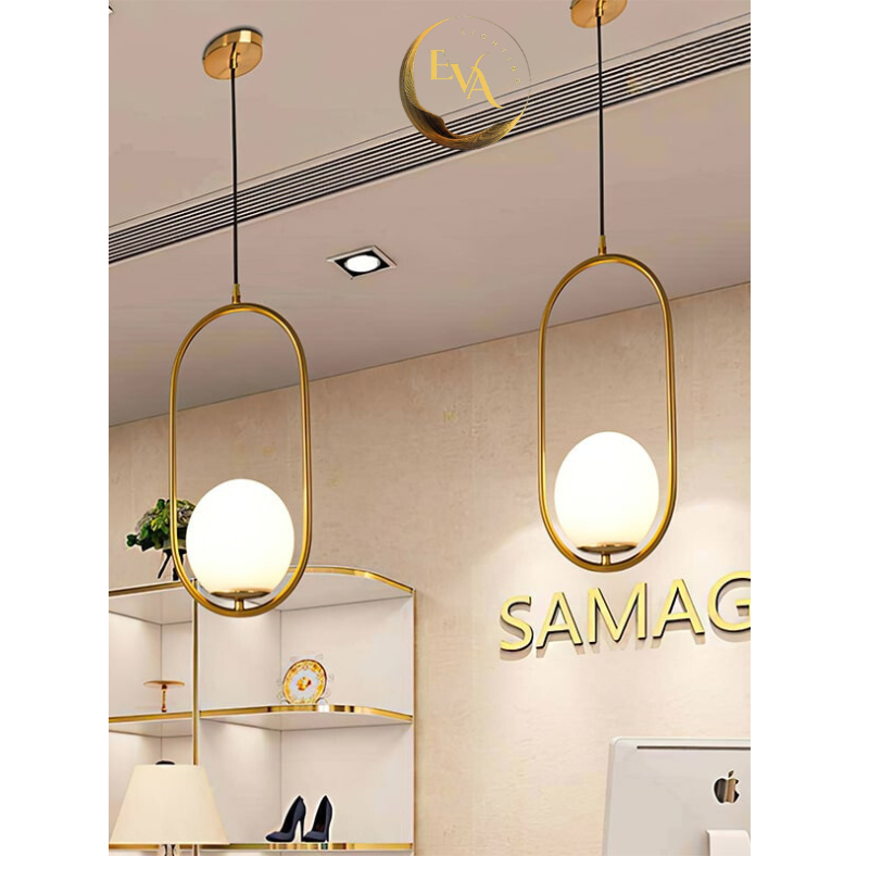 Đèn thả Decor EVA TY032-1 thả đầu giường, thả bàn ăn, thả phòng khách phong cách hiện đại bảo hành 12 tháng