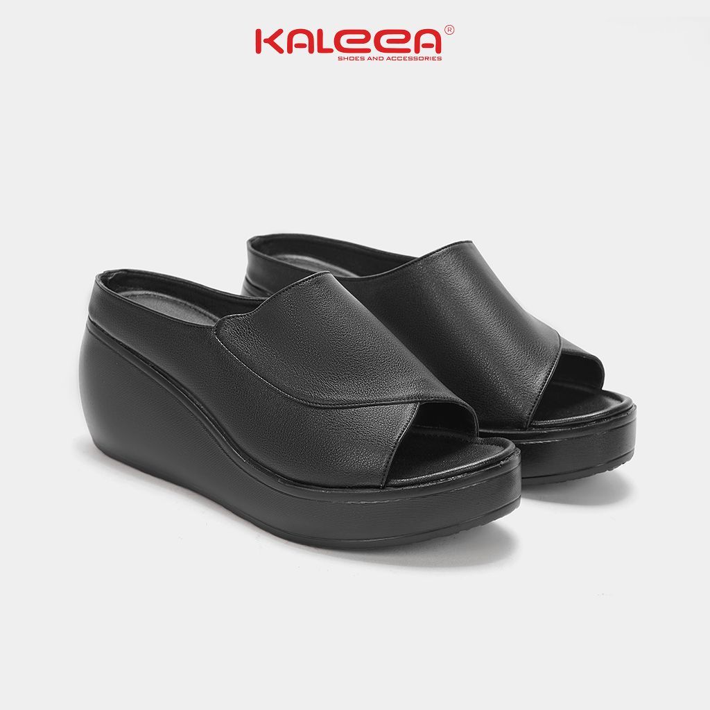 Ảnh Kaleea - Dép Cao Gót Nữ Đế Xuồng Cao 6p Chất Da Mềm, Đi Nhẹ Êm Chân - MO633 3