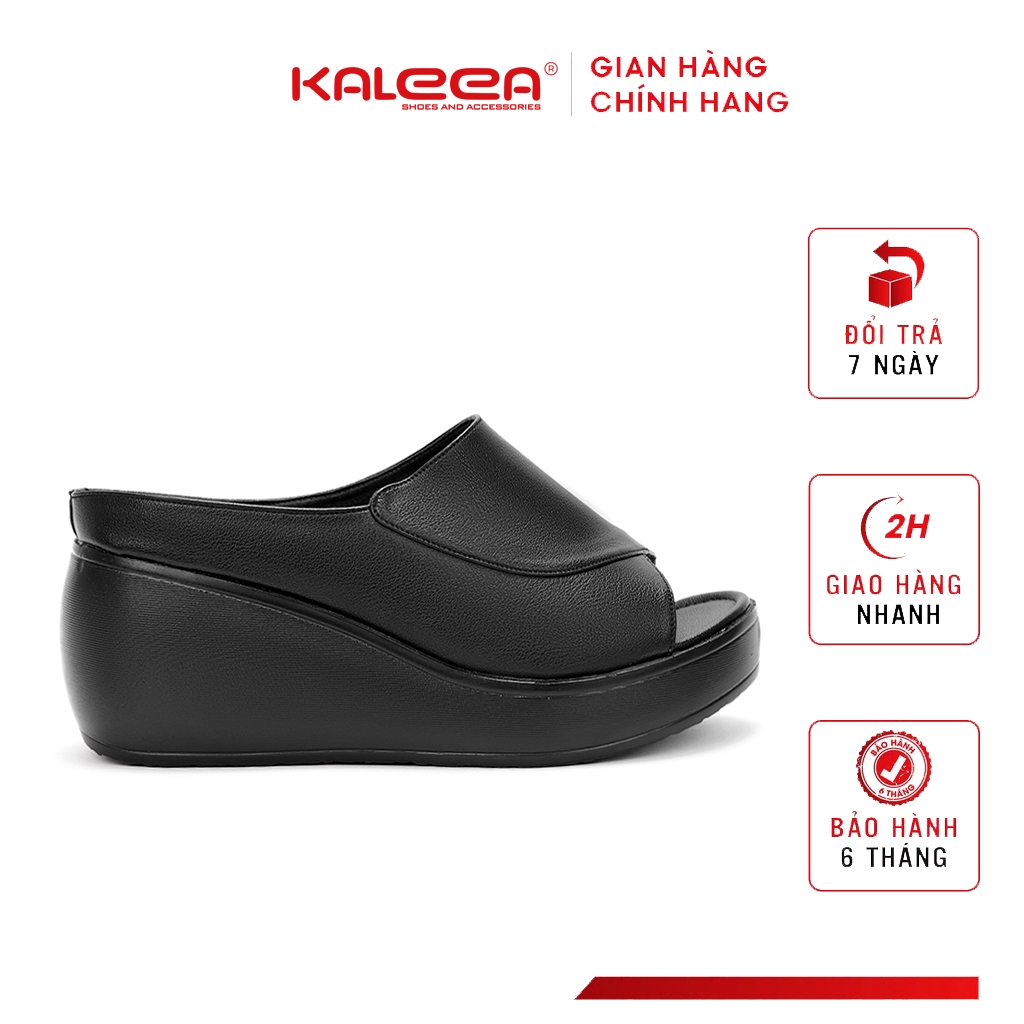 Ảnh Kaleea - Dép Cao Gót Nữ Đế Xuồng Cao 6p Chất Da Mềm, Đi Nhẹ Êm Chân - MO633 2