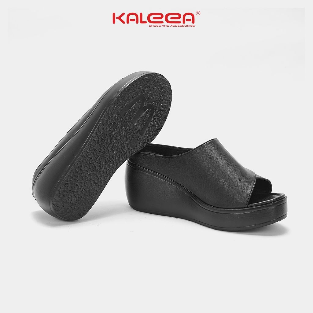 Ảnh Kaleea - Dép Cao Gót Nữ Đế Xuồng Cao 6p Chất Da Mềm, Đi Nhẹ Êm Chân - MO633 4
