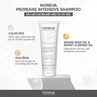 Dầu gội giảm ngứa dành cho vảy Noreva Psoriane Intensive Shampoo 125ML