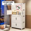 Tủ Quần Áo ENODA HOME, Tủ Trắng Gấp Gọn, Chăn Ga, Đồ Dùng Phòng Ngủ, Tủ Nhựa Có Bánh Xe, Màu Sắc Sang Trọng TUN047