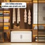 Tủ Quần Áo ENODA HOME, Tủ Trắng Gấp Gọn, Chăn Ga, Đồ Dùng Phòng Ngủ, Tủ Nhựa Có Bánh Xe, Màu Sắc Sang Trọng TUN047