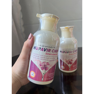 Nước Giặt Đồ Lót Và Quần Áo Hupavir Chip Sinecatechin - m,Nấm Khuẩn, Herpes, HPV, sùi mào gà, không làm khô da 330 ml