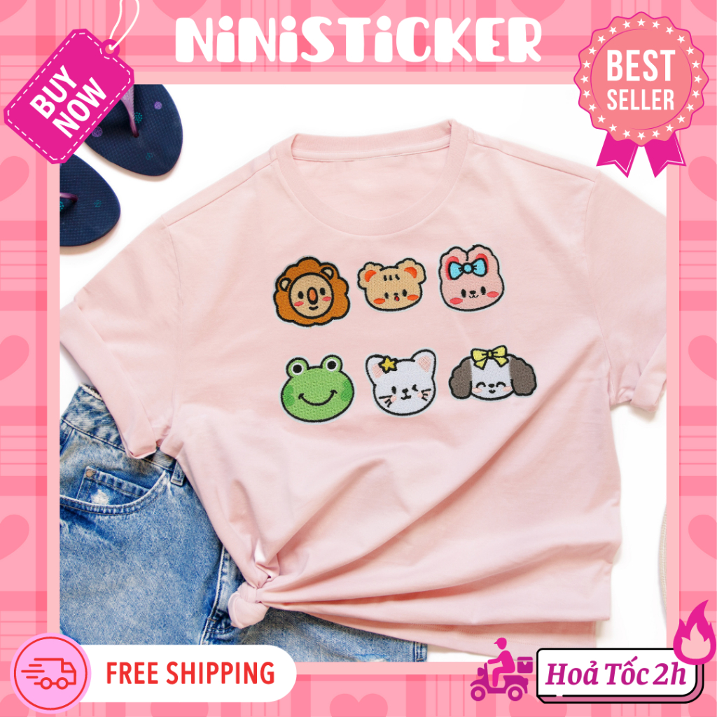 Iron Patch, Miếng Ủi Thêu Quần Áo, Sticker Vá Đồ Rách ầu Con Vật Chó ...