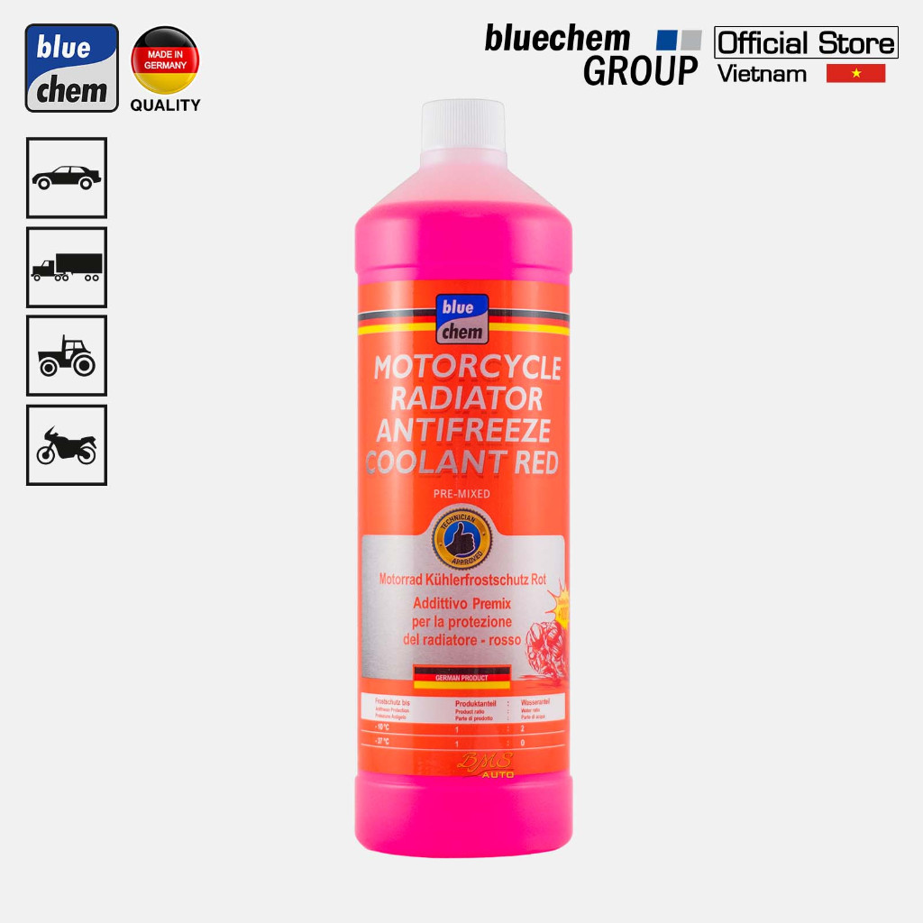 Nước mát, giải nhiệt động cơ mô tô, xe máy - bluechem Motorcycle ...