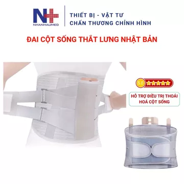 Đai Lưng Cột Sống Thoát Vị Đĩa Đệm, Đai Cột Sống Nhật Bản Cao Cấp, Đai Cột Sống Cao Cấp NK3