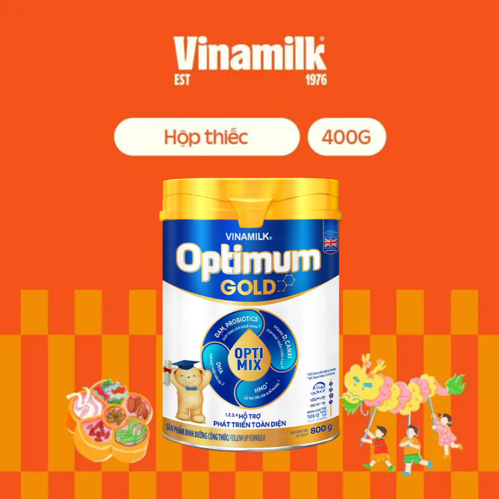 Sữa bột Optimum Gold số 1 - Sữa Vinamilk giúp con Tăng cân, chiều cao ...