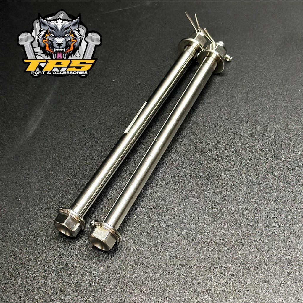 Cốt đặc CNC nguyên khối inox 304 - thương hiệu TPS giúp tạo điểm nhấn cho xe trở nên sáng bóng