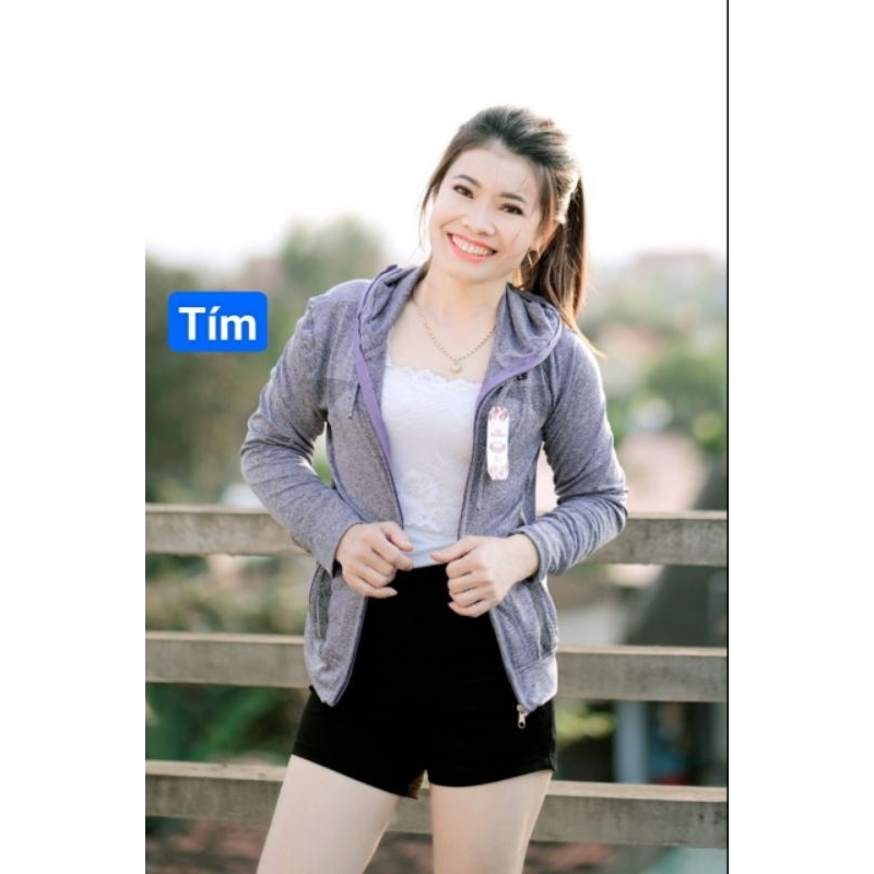 ÁO KHOÁC THUN ĐỐM Chống Nắng