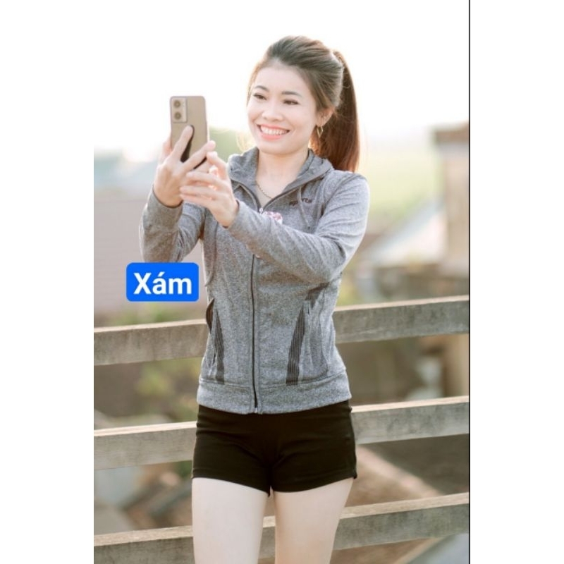 ÁO KHOÁC THUN ĐỐM Chống Nắng