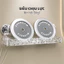Kệ để đồ nhà tắm GADI có cốc hút chắc chắn chất liệu PET, Kệ treo nhà bếp đa năng chịu tải mạnh có móc treo đồ đi kèm