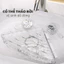 Kệ để đồ nhà tắm GADI có cốc hút chắc chắn chất liệu PET, Kệ treo nhà bếp đa năng chịu tải mạnh có móc treo đồ đi kèm