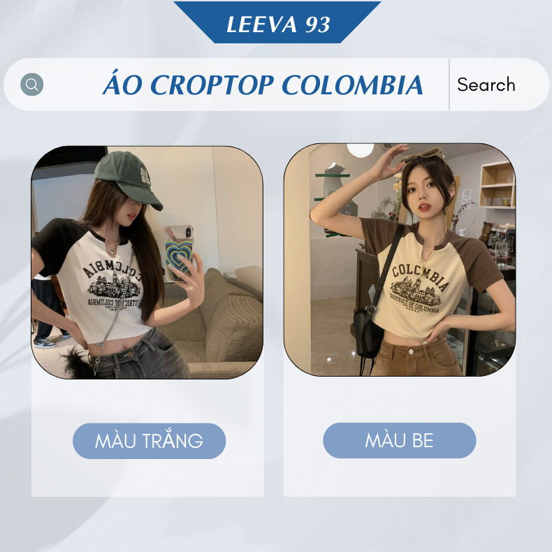 Áo croptop ôm body Colom áo body tay ngắn cổ V siêu hack dáng áo thun dáng ngắn mùa hè 113
