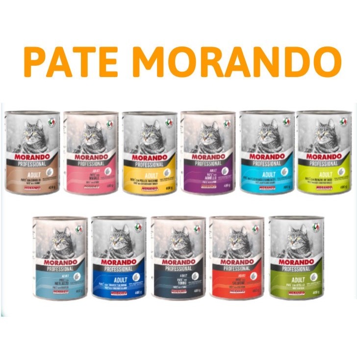 Pate cho mèo Morando - 400g - Morando Salmon , Morando Chicken & Turkey ...