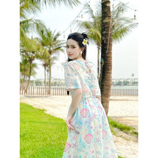 Sét áo tay con chân váy siêu xinh, du lịch biển Hè