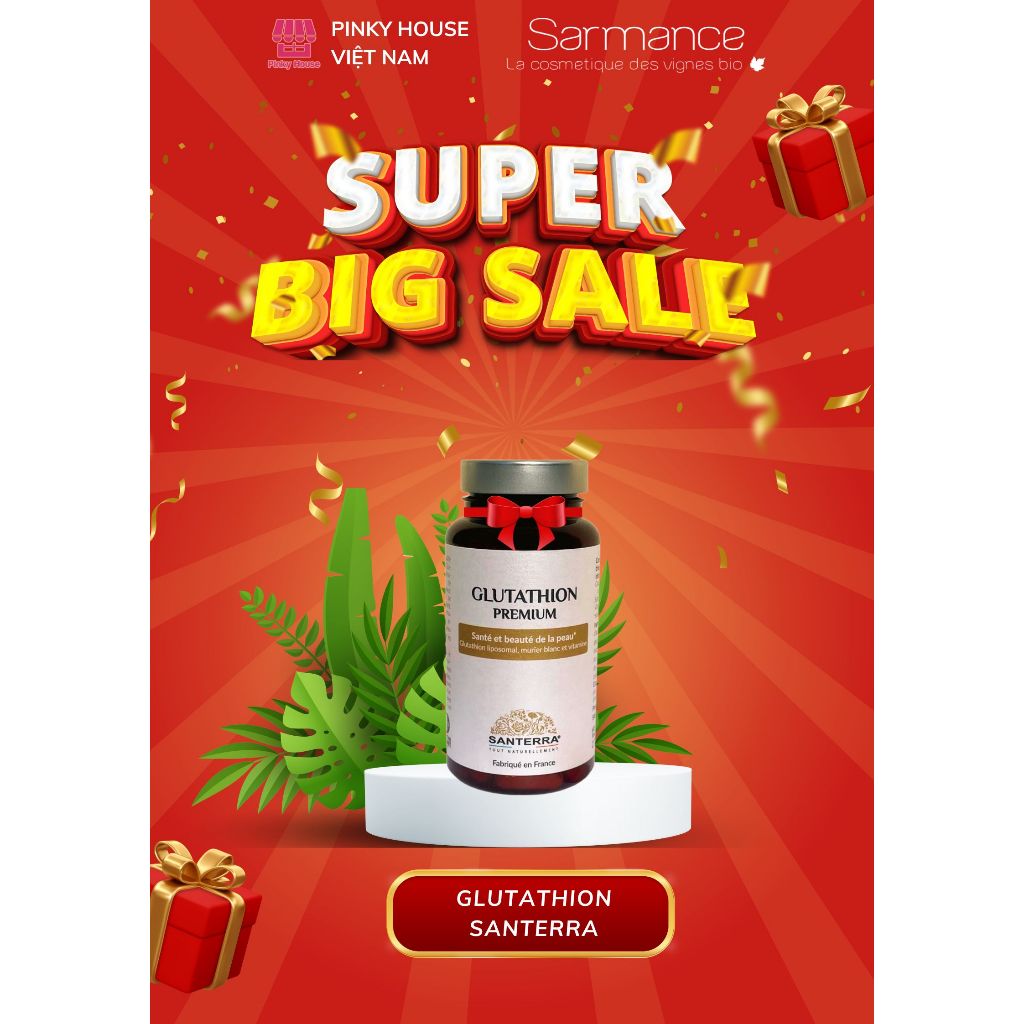 Viên Uống Trắng Da Glutathion Premium Santerra Shopee Việt Nam 