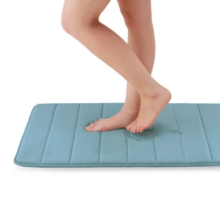 Thảm chùi chân Memory Foam, Lock&Lock, kiểu Stripe, cỡ S, 430*610*15mm-MAT510BLU