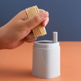 Lọ Đựng Tăm Xỉa Răng Nút Nhấn Tự Động thông Minh