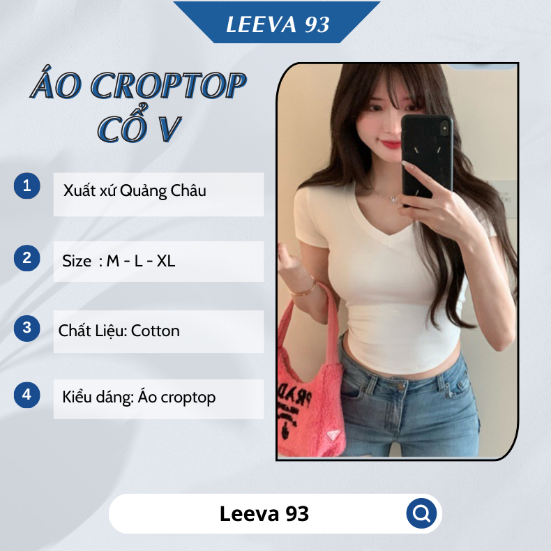 Áo thun croptop cổ V áo body dáng ôm áo thun tay ngắn dáng ôm ngọt ngào vạt bầu ngắn tay màu trơn 618