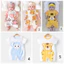 Bộ body đùi vải thun lạnh cho bé trai, bé gái sơ sinh bodysuit Bộ đồ liền thân, Áo liền quần SLH42