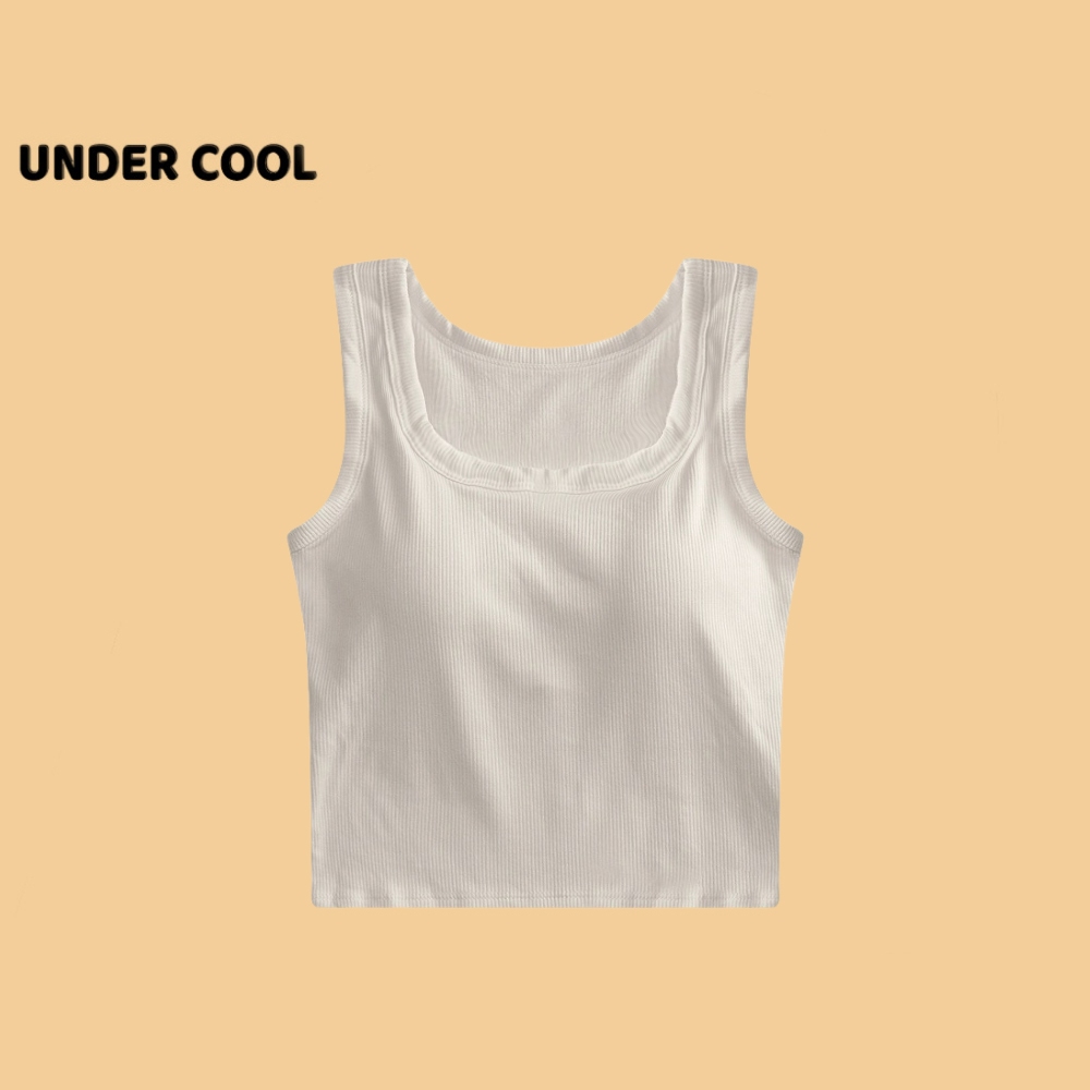 Áo Ba Lỗ Cổ Vuông Thun Tăm UNDERCOOL Nhiều Màu Gân Tăm Basic Trẻ Trung ABL02