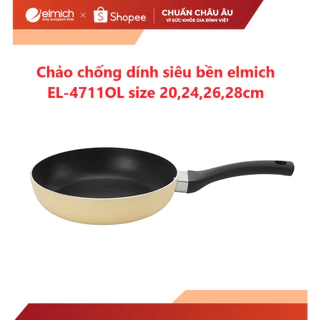 Chảo chống dính siêu bền elmich EL-4711OL size 20,24,26,28cm
