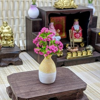 Bình hoa mini bàn thờ thần tài thổ địa mini
