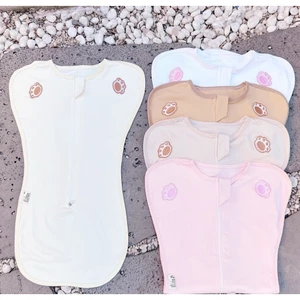 Nhộng Chũn/Nhộng Ngủ Cotton Hàn Cao Cấp, Tay Gấu Dễ Thương Cho Bé HX21 3SBABY