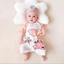 Bộ body đùi vải thun lạnh cho bé trai, bé gái sơ sinh bodysuit Bộ đồ liền thân, Áo liền quần SLH42