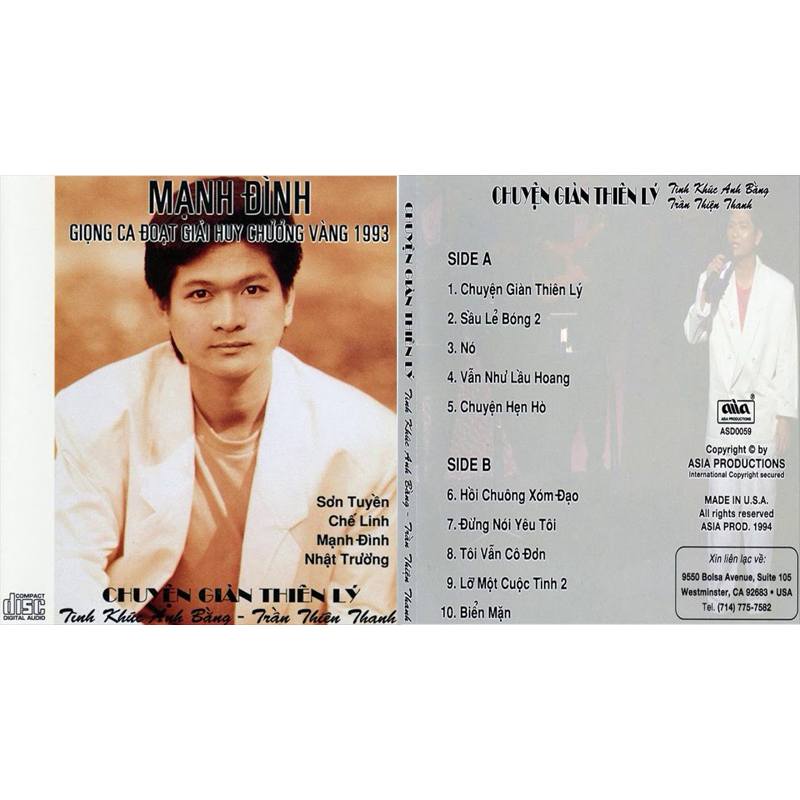 Băng Cassette Mạnh Đình - Chuyện Giàn Thiên Lý