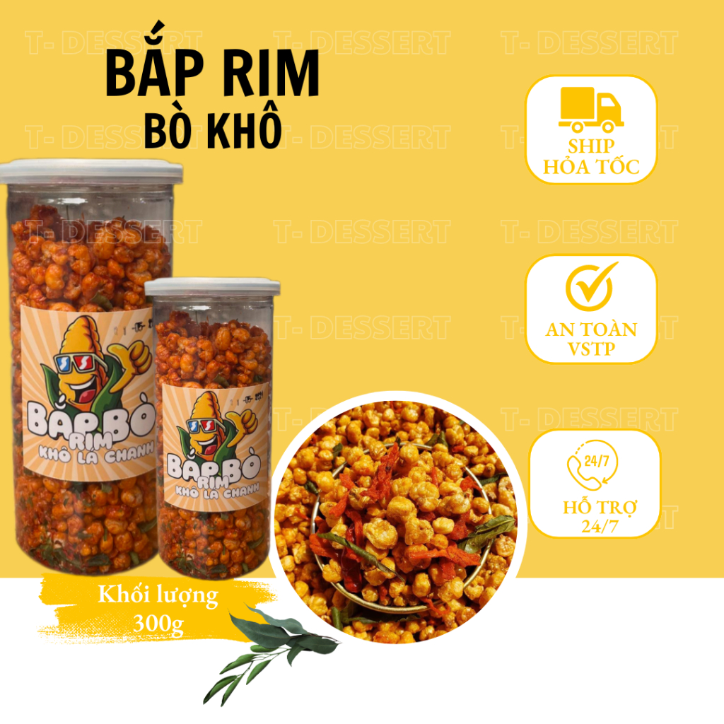 Bắp Rim Bò Khô Sài Gòn Hộp 300gram | Shopee Việt Nam