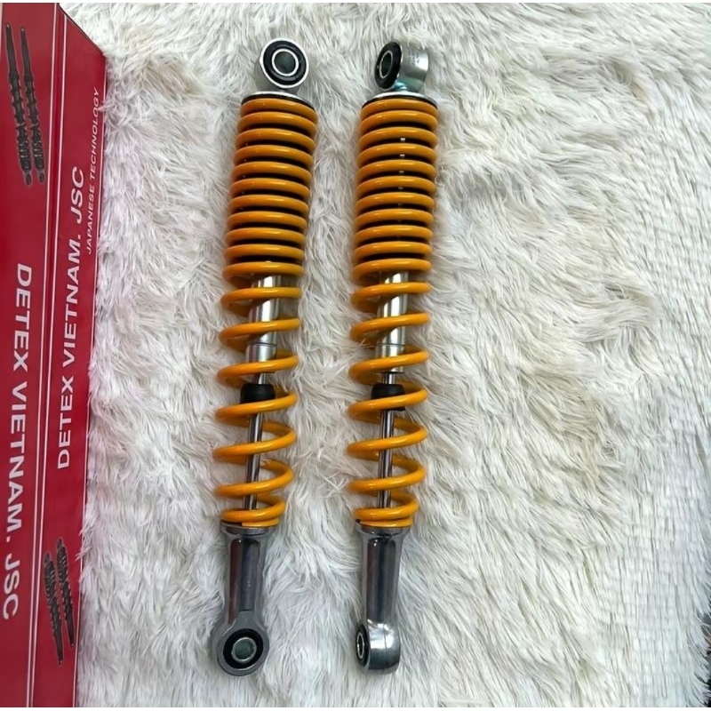 Phuộc Sau - Wave ZX / Wave Anpha Nhỏ [ Ty 8mm ] Hiệu Detex [ 1 Cặp