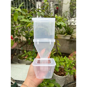 Máng đựng cám lúa cho chim cảnh