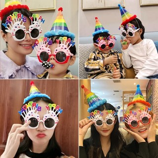 Kính Sinh Nhật Happy Birthday Cute Trang Trí Cho Mắt Concept Chụp Hình Timo QT61