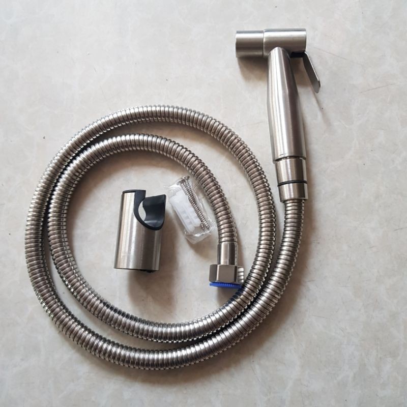 Xịt xí inox 304 cho bồn cầu vòi xịt vệ sinh inox 304 nước mạnh | Shopee ...