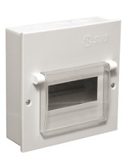 Product image Tủ điện vỏ kim loại lắp âm, lắp nổi  2-4 át SINO EM4PS/EM4PL
