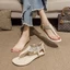 Giày sandal chiến binh nữ boho xỏ ngón khóa kéo XIANGLV basic sang trọng, sandal nữ xỏ ngón, giày dây LAL11