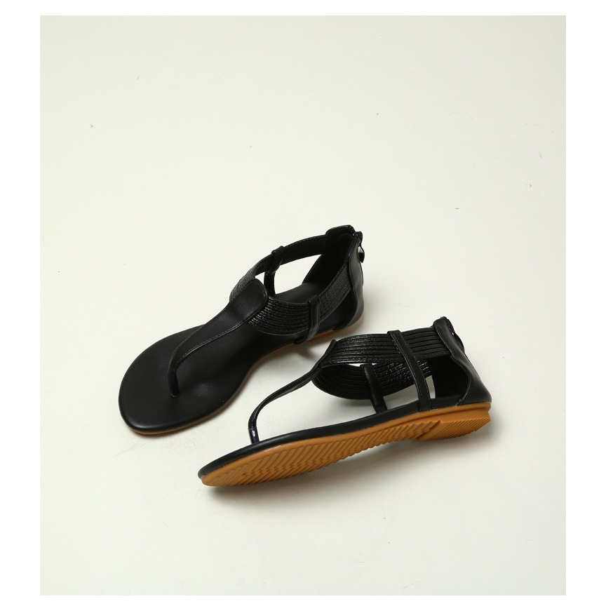 [Chính hãng]Giày sandal chiến binh nữ boho xỏ ngón khóa kéo XIANGLV basic sang trọng, sandal nữ xỏ ngón, giày dây LAL11