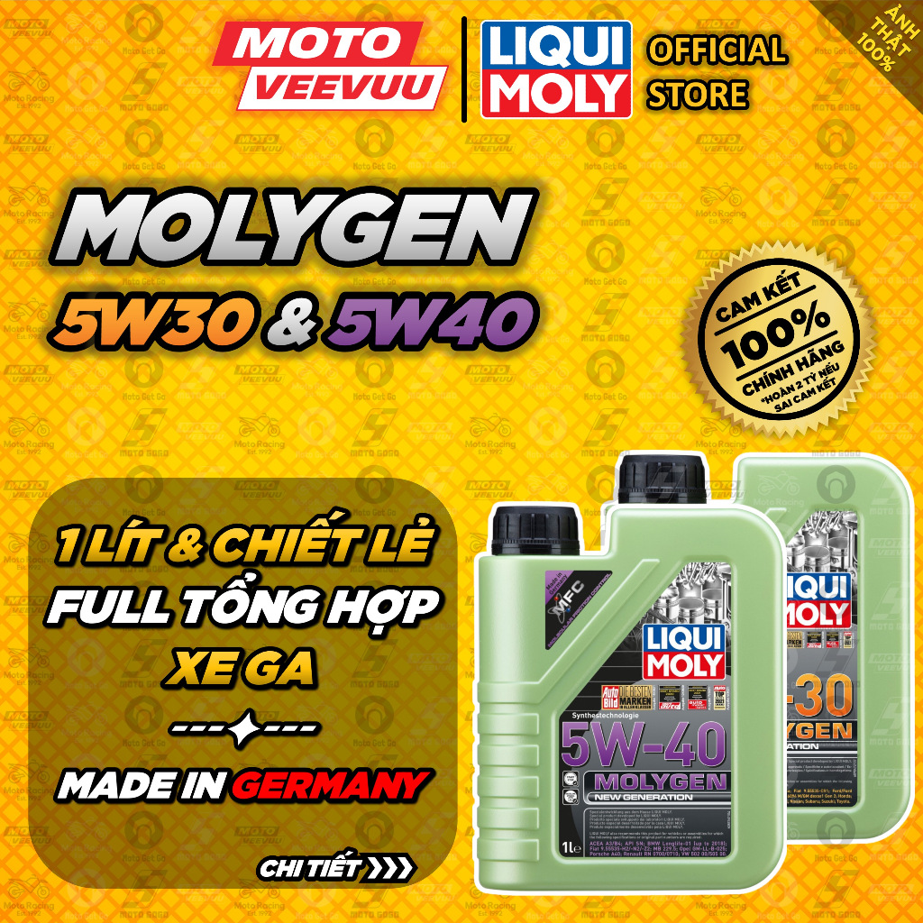[MTVV] Dầu nhớt xe tay ga LIQUI MOLY Molygen 5W30 5W40 1 Lít | Shopee ...